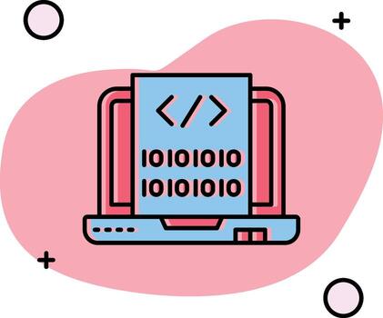 código resbaló icono vector