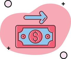 Payment Slipped Icon vector