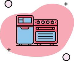 Kitchen Slipped Icon vector