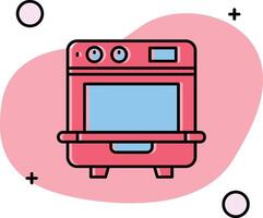 Dishwasher Slipped Icon vector