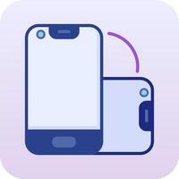 Foldable Smartphone Vector Icon