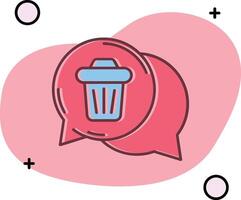 Delete Slipped Icon vector