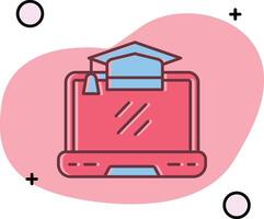 University Slipped Icon vector