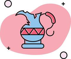 Kettle Slipped Icon vector