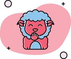 Blush Slipped Icon vector