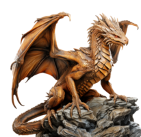 ai généré dragon personnage 3d illustration, génératif ai png