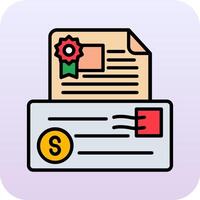 Letter Of Guarantee Vector Icon