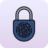 Fingerprint Vector Icon