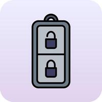 Car Key Vector Icon