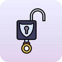 Open Padlock Vector Icon