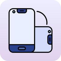 Foldable Smartphone Vector Icon