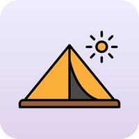 Tent Vector Icon