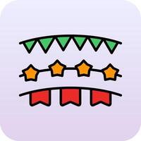 Bunting Vector Icon