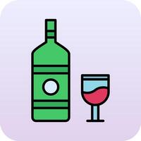 Alcoholic Drink Vector Icon