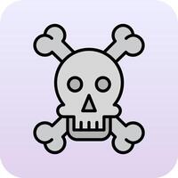 Skull And Bones Vector Icon