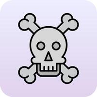 Skull And Bones Vector Icon