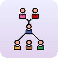 Hierarchy Vector Icon