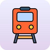 icono de vector de tren