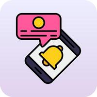 Chat Notification Vector Icon