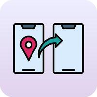 Share Location Vector Icon