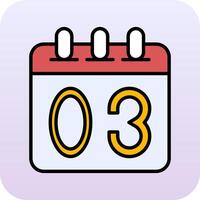 icono de vector de calendario