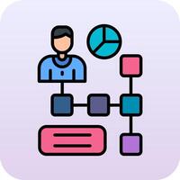 Hierarchical Structure Vector Icon
