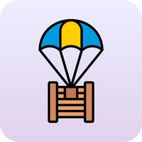 Parachute Vector Icon