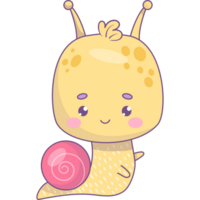 kawaii caracol insecto png