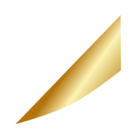 golden Seite Ecke png