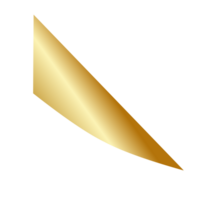 d'oro pagina angolo png