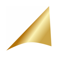 golden Seite Ecke png