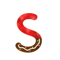 Schokolade Erdbeere Alphabet png