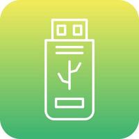 Flash Disk Vector Icon