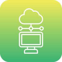 Cloud Computing Vector Icon