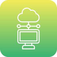 Cloud Computing Vector Icon