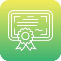 Certificate Vector Icon