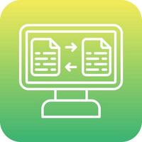 File Transfer Vector Icon