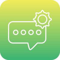 Support Chat Vector Icon