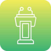 Podium Vector Icon