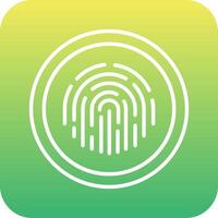 Fingerprint Vector Icon