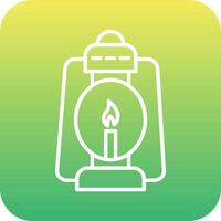 Oil Lamp Vector Icon