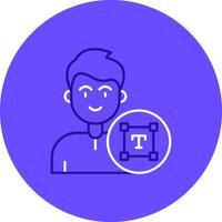 Type Duo tune color circle Icon vector