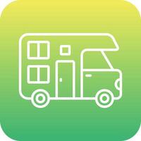 Camper Van Vector Icon