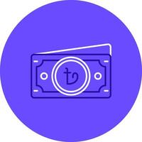 Taka Duo tune color circle Icon vector