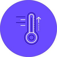 Hot Duo tune color circle Icon vector
