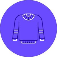 Sweater Duo tune color circle Icon vector