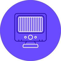 Heater Duo tune color circle Icon vector
