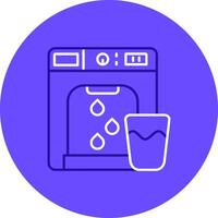 Dispenser Duo tune color circle Icon vector