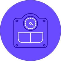 Weight Duo tune color circle Icon vector