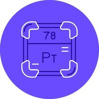 Platinum Duo tune color circle Icon vector